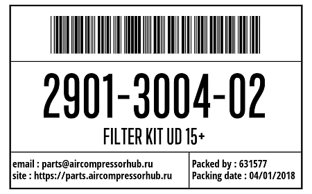 Набор для маг. фильтра UD 15+ FILTER KIT UD 15+ 2901300402 Набор для маг. фильтра UD 15+ FILTER KIT UD 15+ 2901300402