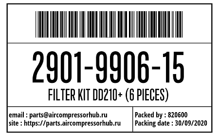 Набор маг. фильтра DD/DDp 210 (Six Pack) FILTER KIT DD210+ (6 PIECES) 2901990615 Набор маг. фильтра DD/DDp 210 (Six Pack) FILTER KIT DD210+ (6 PIECES) 2901990615