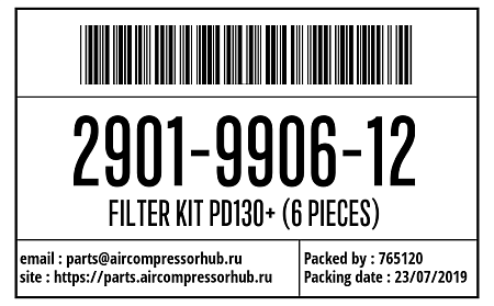 Набор маг. фильтра DD/DDp 130 (Six Pack) FILTER KIT PD130+ (6 PIECES) 2901990612 Набор маг. фильтра DD/DDp 130 (Six Pack) FILTER KIT PD130+ (6 PIECES) 2901990612