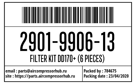 Набор маг. фильтра DD/DDp 170 (Six Pack) FILTER KIT DD170+ (6 PIECES) 2901990613 Набор маг. фильтра DD/DDp 170 (Six Pack) FILTER KIT DD170+ (6 PIECES) 2901990613